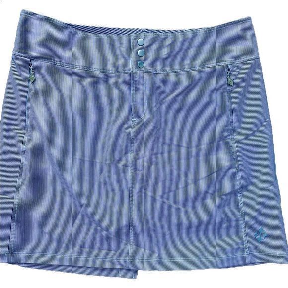 Jofit Striped Skort - 8 blue /white striped , NWOT , - Picture 1 of 5